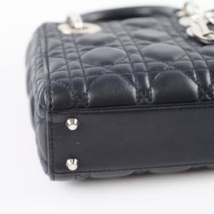 Dior Mini Lady Dior Black Lambskin SHW