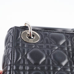 Dior Mini Lady Dior Black Lambskin SHW