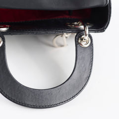 Dior Mini Lady Dior Black Lambskin SHW