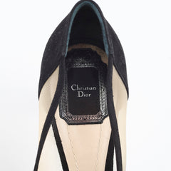 Christian Dior Black Suede 40 Heels