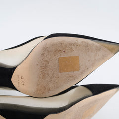 Christian Dior Black Suede 40 Heels