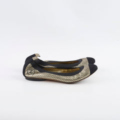 Chanel Gold Flats Size 40