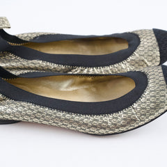 Chanel Gold Flats Size 40