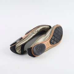 Chanel Gold Flats Size 40