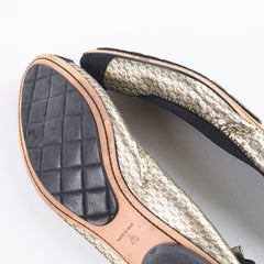 Chanel Gold Flats Size 40