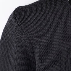 Chanel Black Sequin Wool Cardigan Size 40