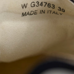 Chanel Cream/Black Sneakers Size 39