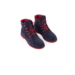 Chanel Suede Navy/Red Size 38C Boots