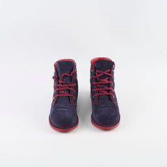 Chanel Suede Navy/Red Size 38C Boots