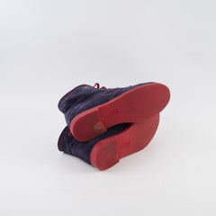 Chanel Suede Navy/Red Size 38C Boots