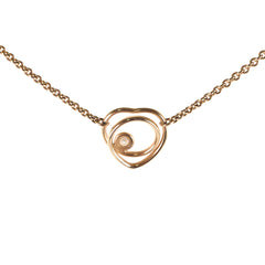 Hermes Collier TPM Vertige Coeur ST Very Small Model Necklace