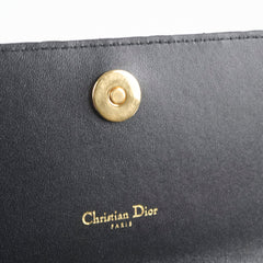 Dior Caro Black Belt Pouch with Chain