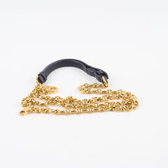 Dior Caro Black Belt Pouch with Chain