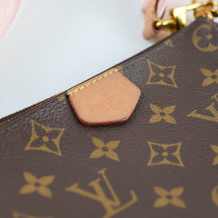Louis Vuitton Multi-pochette Monogram Pink Strap