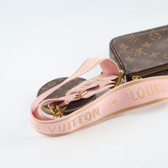 Louis Vuitton Multi-pochette Monogram Pink Strap