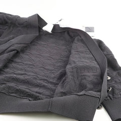 Chanel Black Cotton Cardigan Size 42