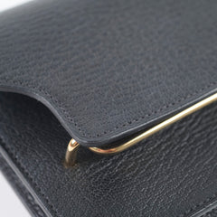 Hermes Roulis Slim Cheve Belt Bag Wallet Pouch Black