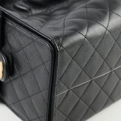 Chanel Medium 25 Bag Black Caviar GHW (microchip)