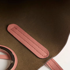 Fendi F Shopping Tote Salmon Pink