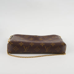 Louis Vuitton Pallas Clutch Crossbody Black