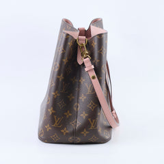 Louis Vuitton Neo Noe Monogram Rose Ballerine