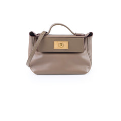 Hermes 24/24 21 Mini Etoupe GHW B Stamp