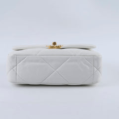 Chanel 19 White Small Flap