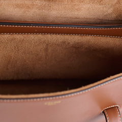 Celine Medium Soft 16 Shoulder Bag Brown Calfskin