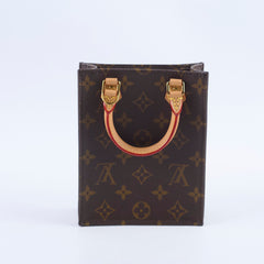 Louis Vuitton Petit Sac Plat Monogram Canvas Brown