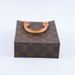 Louis Vuitton Petit Sac Plat Monogram Canvas Brown