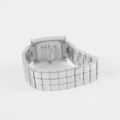 Hermes H Heure Watch Small Model MOP Dial Steel Strap