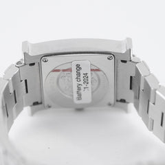 Hermes H Heure Watch Small Model MOP Dial Steel Strap