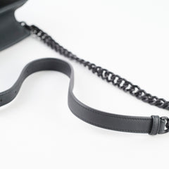 Dior Small Ultra Matte Calfskin Studded Diorama Flap Black