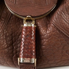 Fendi Brown Nappa Leather Spy Bag