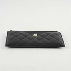 Chanel Bill Pouch Wallet Caviar Black
