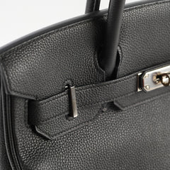 Hermes Birkin 30 Togo Noir - A Stamp 2017
