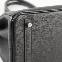 Hermes Birkin 30 Togo Noir - A Stamp 2017