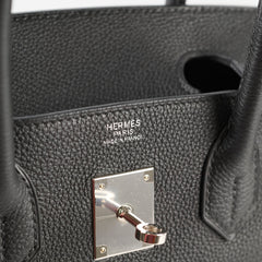 Hermes Birkin 30 Togo Noir - A Stamp 2017