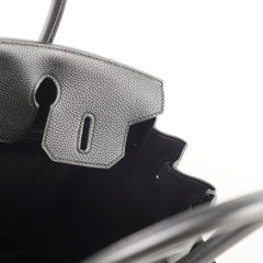 Hermes Birkin 30 Togo Noir - A Stamp 2017