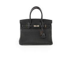 Hermes Birkin 30 Togo Noir - A Stamp 2017