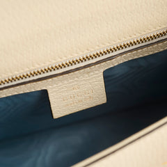 Gucci Sylvie Small Leather Gold Bee & Star Shoulder bag Ivory