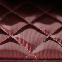 Chanel Maxi Classic Flap Burgundy Striated Quilted Patent Leather bag