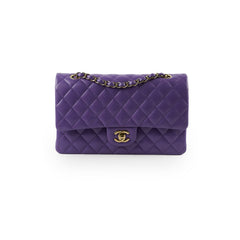 Chanel Medium Classic Flap Caviar Purple