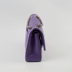 Chanel Medium Classic Flap Caviar Purple