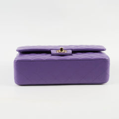 Chanel Medium Classic Flap Caviar Purple