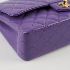 Chanel Medium Classic Flap Caviar Purple