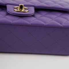 Chanel Medium Classic Flap Caviar Purple
