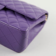 Chanel Medium Classic Flap Caviar Purple