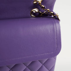 Chanel Medium Classic Flap Caviar Purple