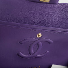 Chanel Medium Classic Flap Caviar Purple